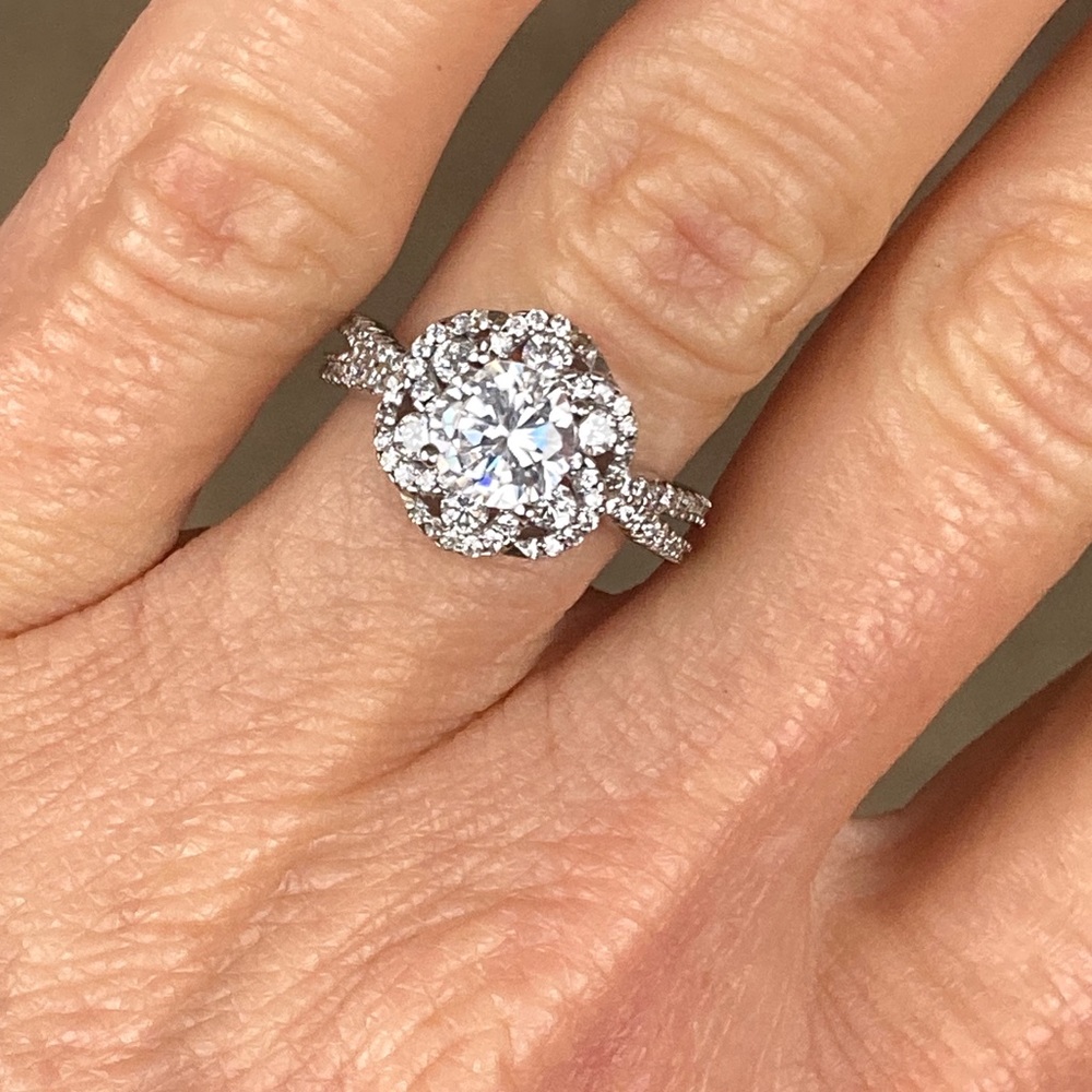 925 Sterling Silver and CZ Ring